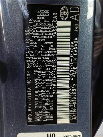 Used 2019 Toyota Corolla SE FWD image 25