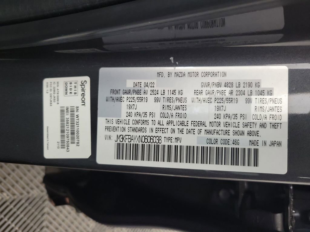 Used 2022 MAZDA CX-5 AWD 2.5 Turbo image 18