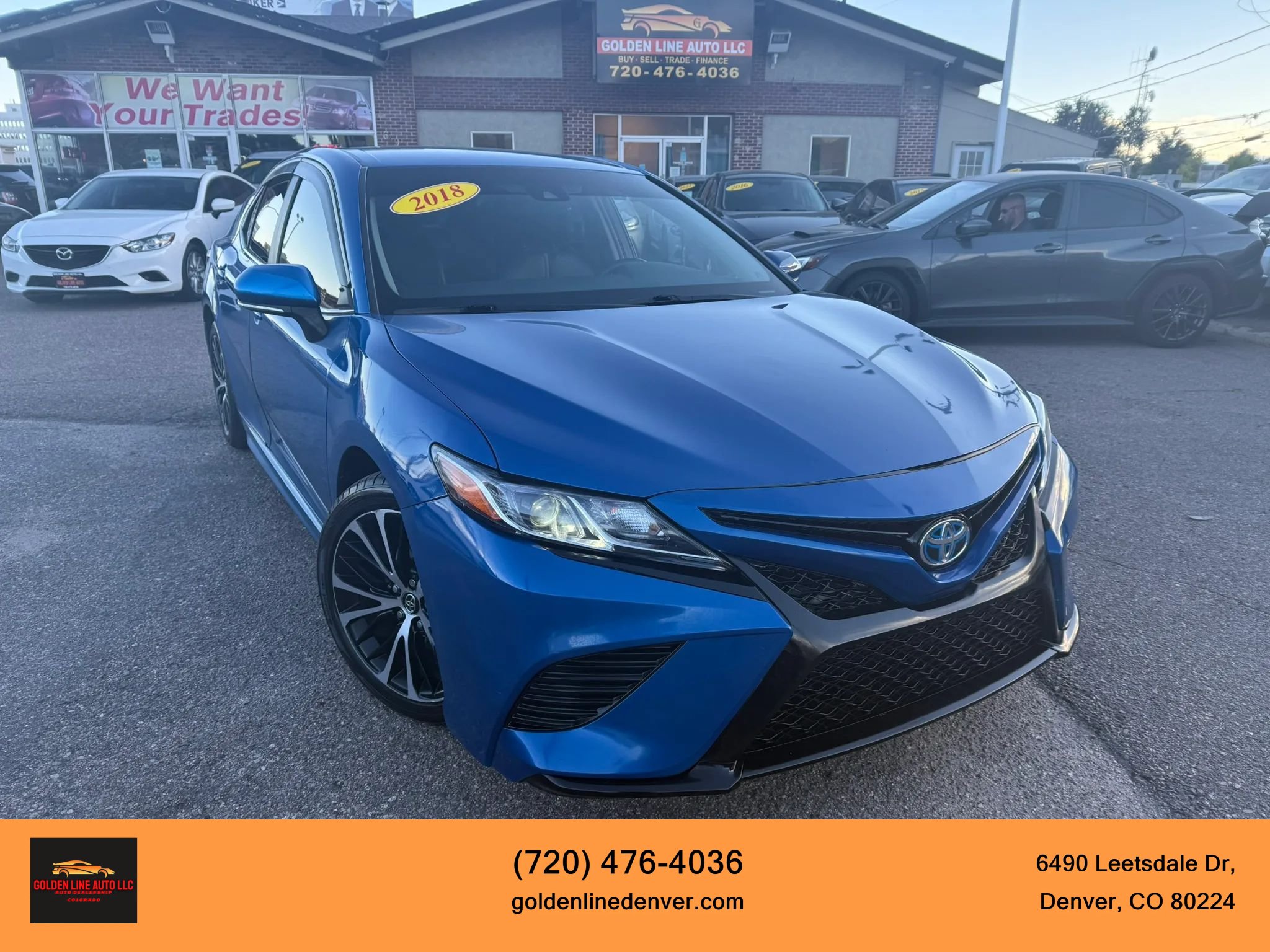 Used 2018 Toyota Camry SE FWD image 1