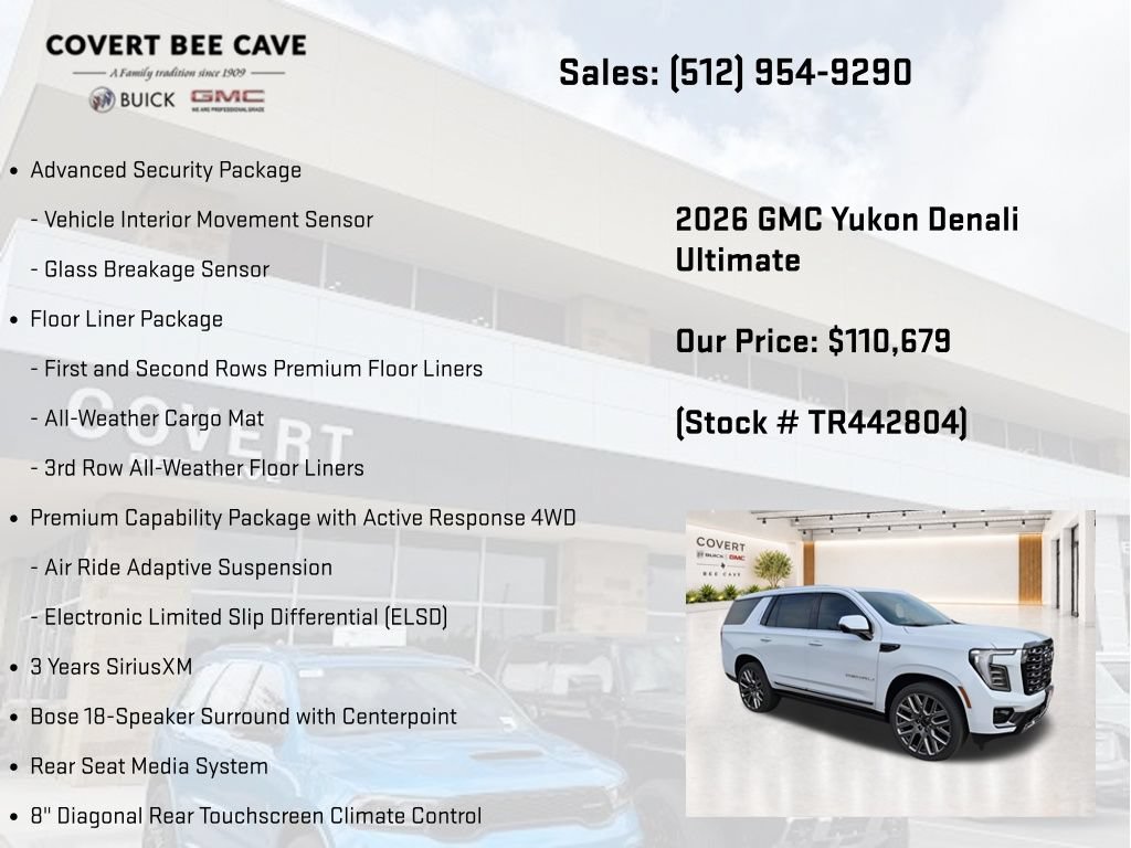 New 2026 GMC Yukon Denali Ultimate AWD/4WD image 25