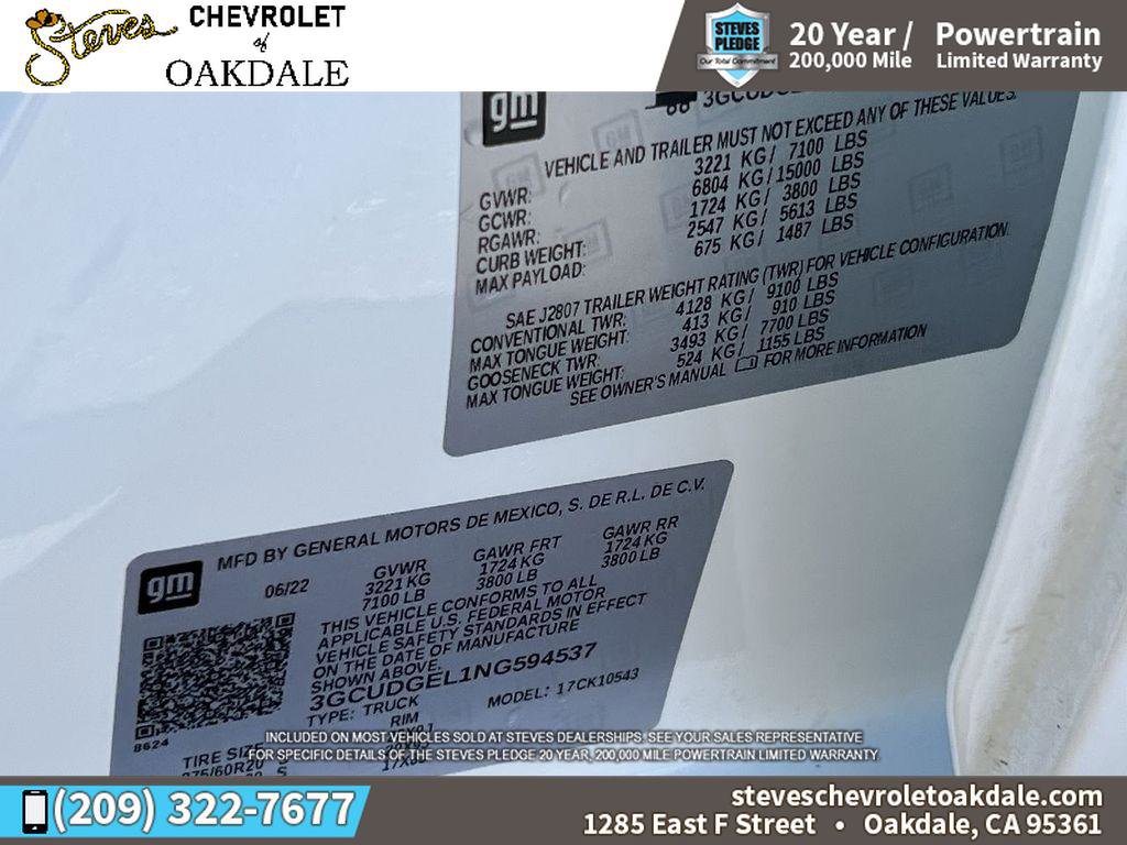 Certified 2022 Chevrolet Silverado 1500 LTZ w/ LTZ Premium Package image 38