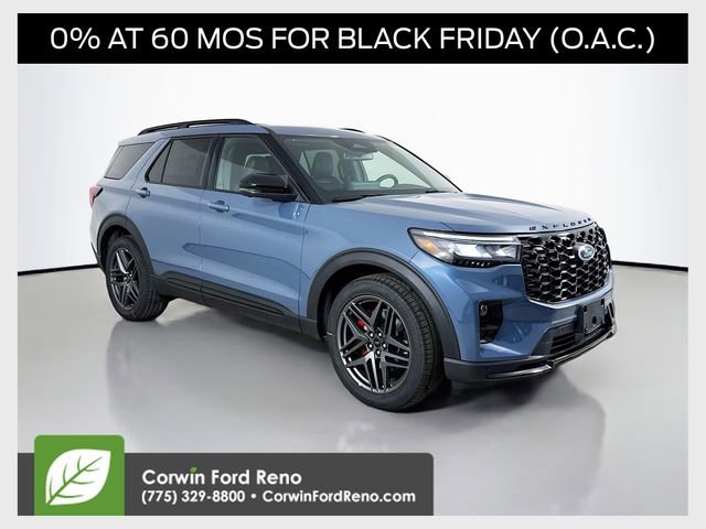 New 2025 Ford Explorer ST w/ Sun And Sound Package