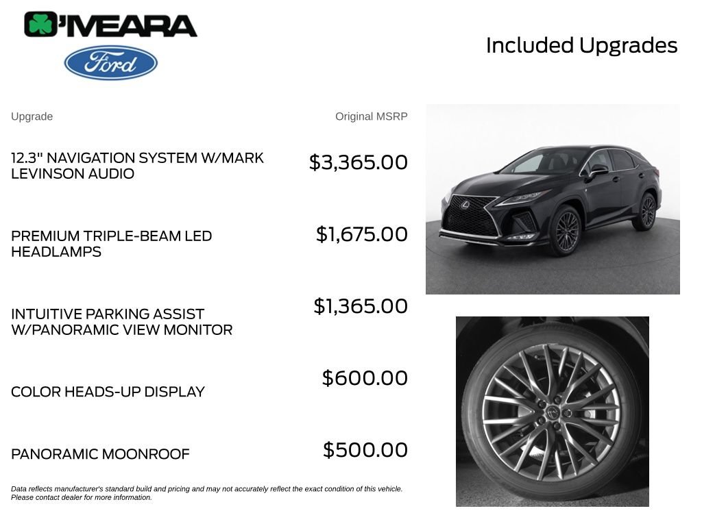 Used 2021 Lexus RX 350 F Sport AWD/4WD image 4