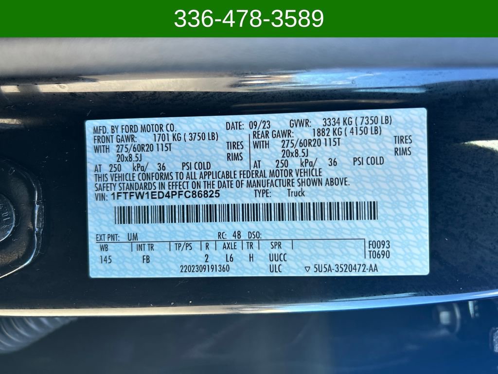 Used 2023 Ford F150 XLT w/ Equipment Group 302A High image 27