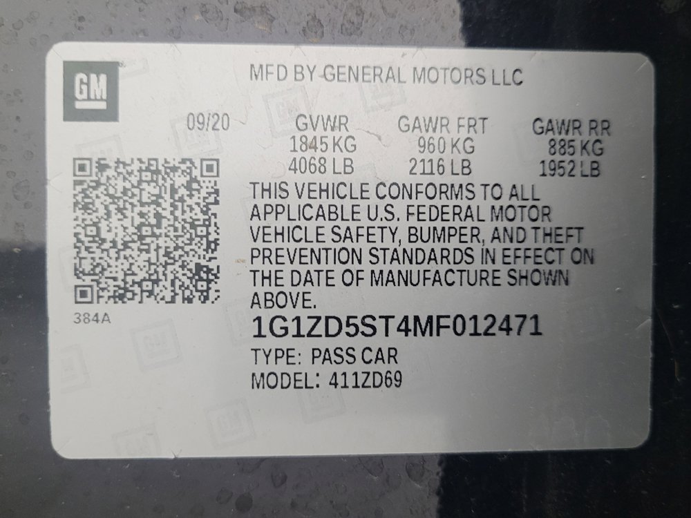 Used 2021 Chevrolet Malibu LT FWD image 33