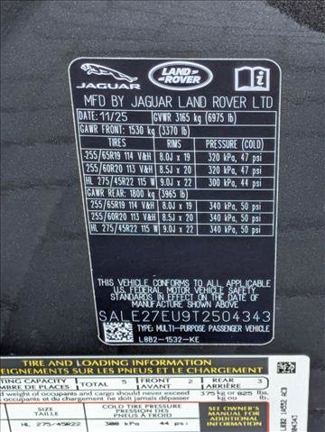 New 2026 Land Rover Defender 110 X-Dynamic SE image 17
