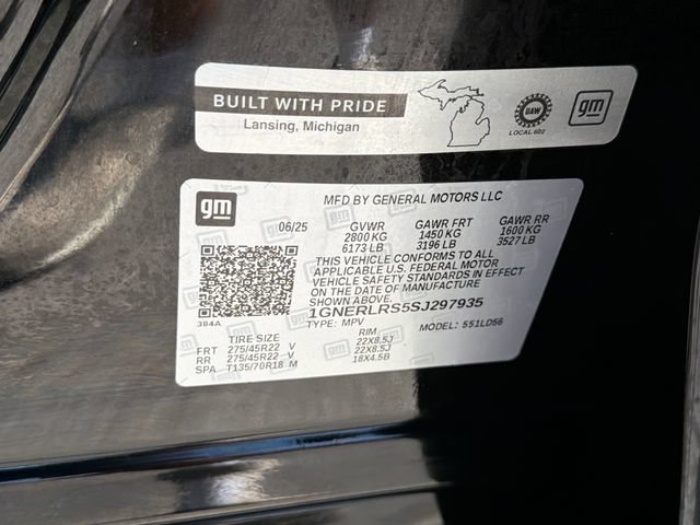 Used 2025 Chevrolet Traverse RS w/ LPO, Floor Liner Package FWD image 30