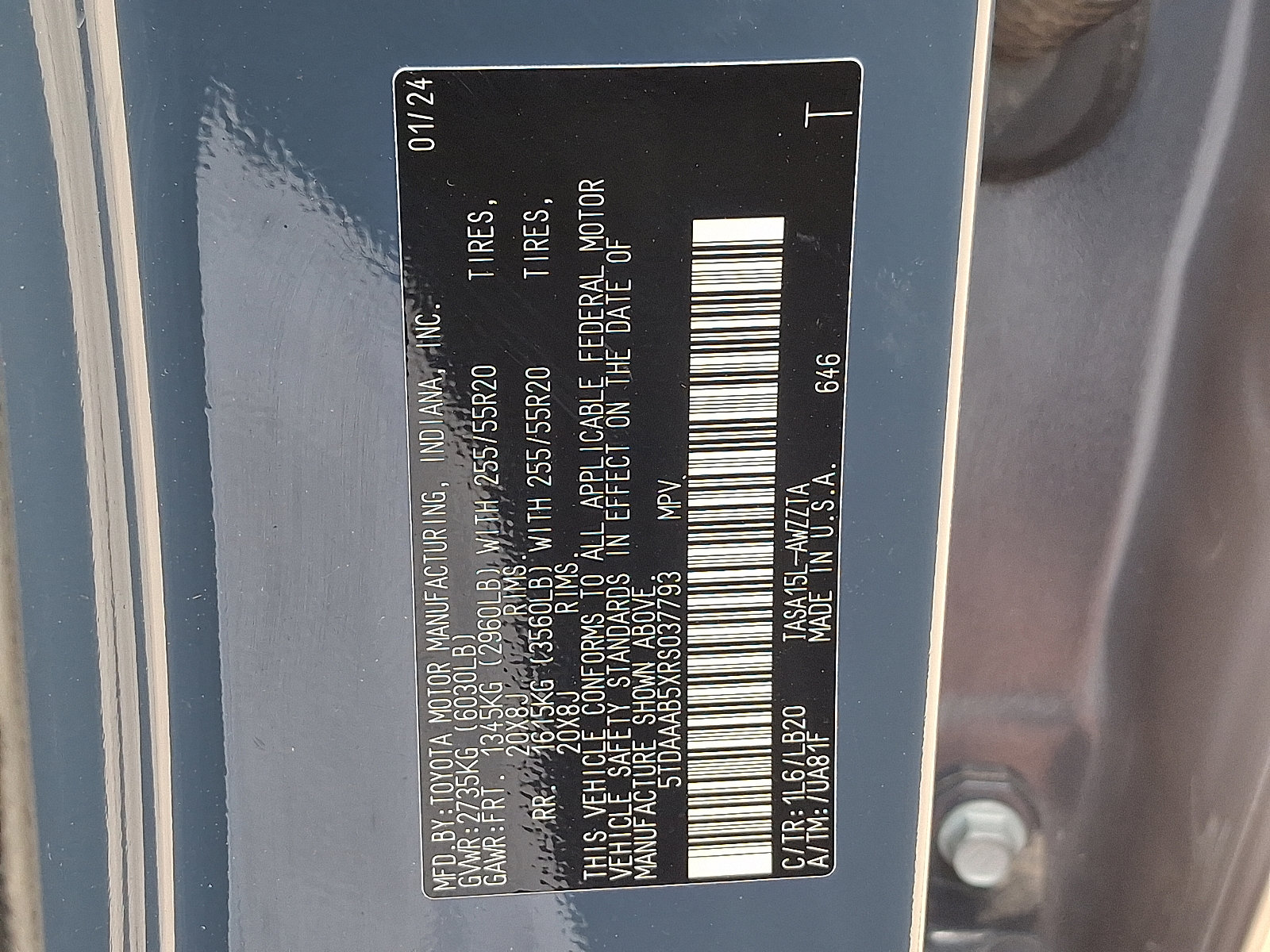 Used 2024 Toyota Grand Highlander AWD image 27