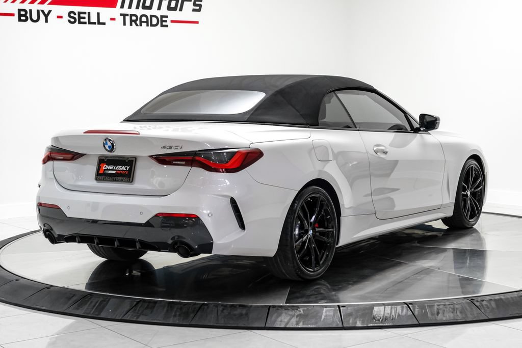 Used 2021 BMW 430i Convertible w/ M Sport Package RWD image 14