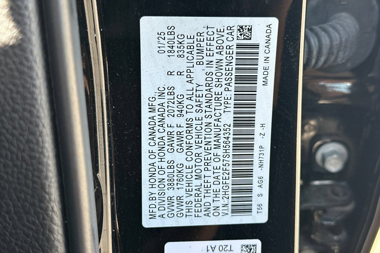 Used 2025 Honda Civic Sport image 28