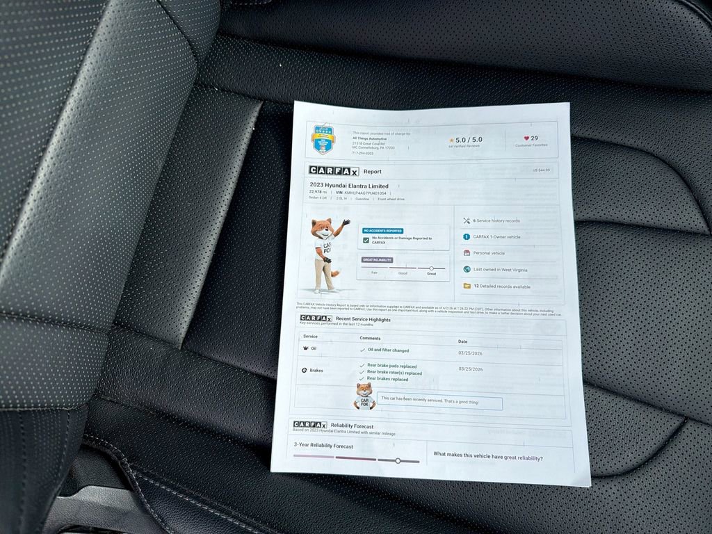 Certified 2023 Hyundai Elantra Limited image 41