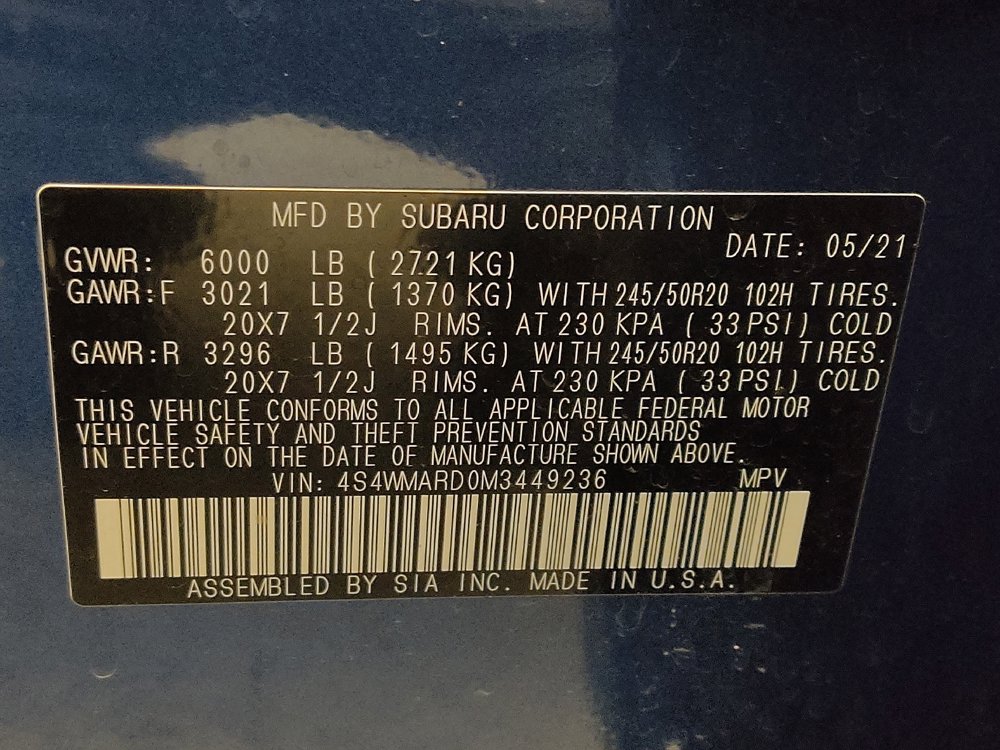 Used 2021 Subaru Ascent Touring AWD/4WD image 33