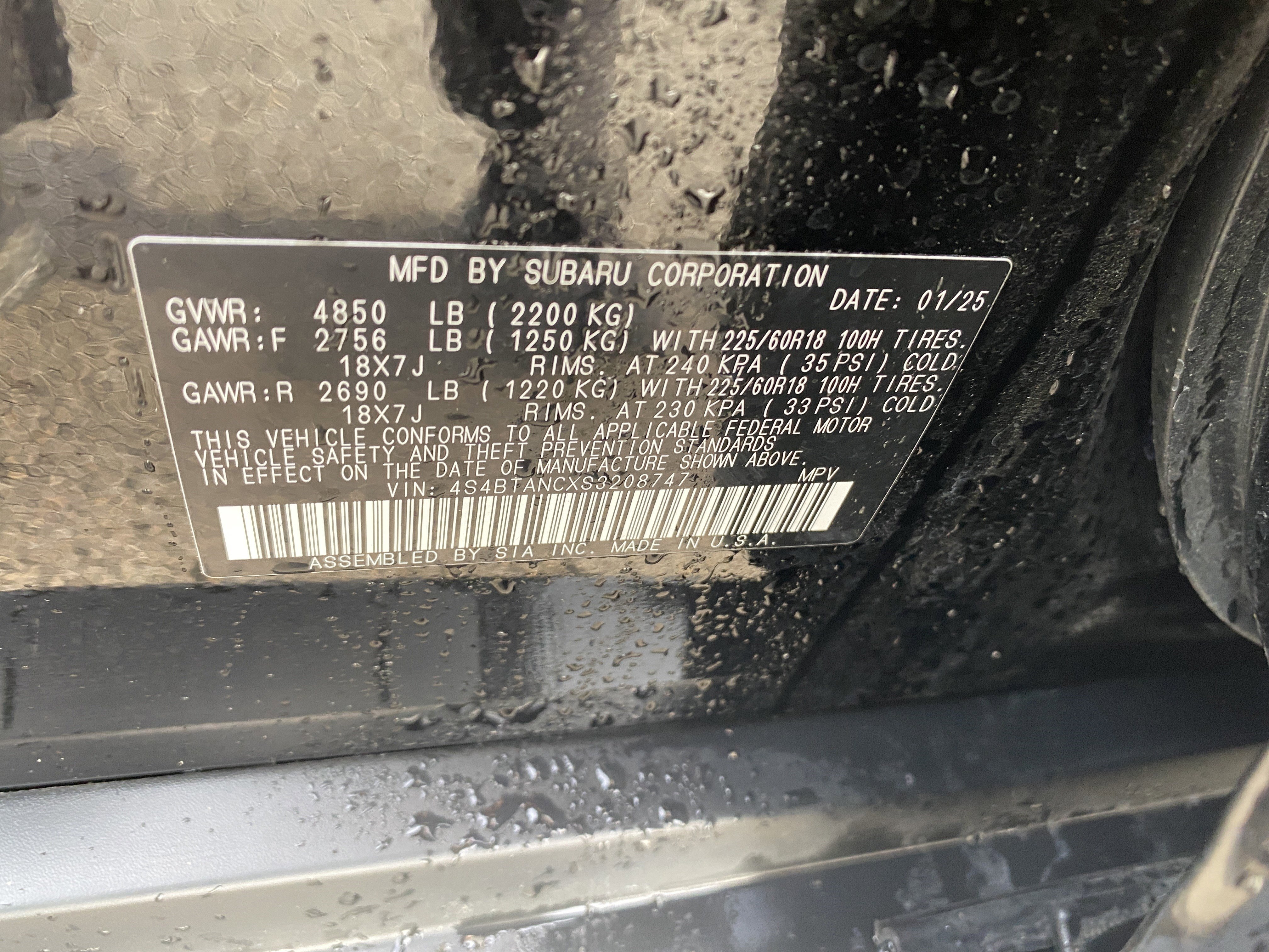 Used 2025 Subaru Outback Limited image 27