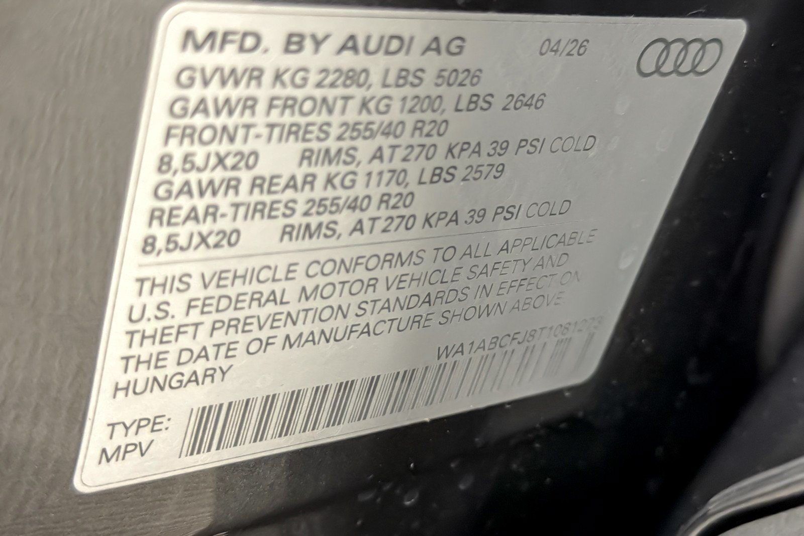 New 2026 Audi Q3 quattro 2.0T AWD/4WD image 28