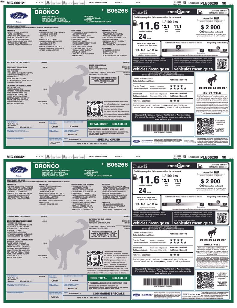 Used 2023 Ford Bronco Big Bend image 41