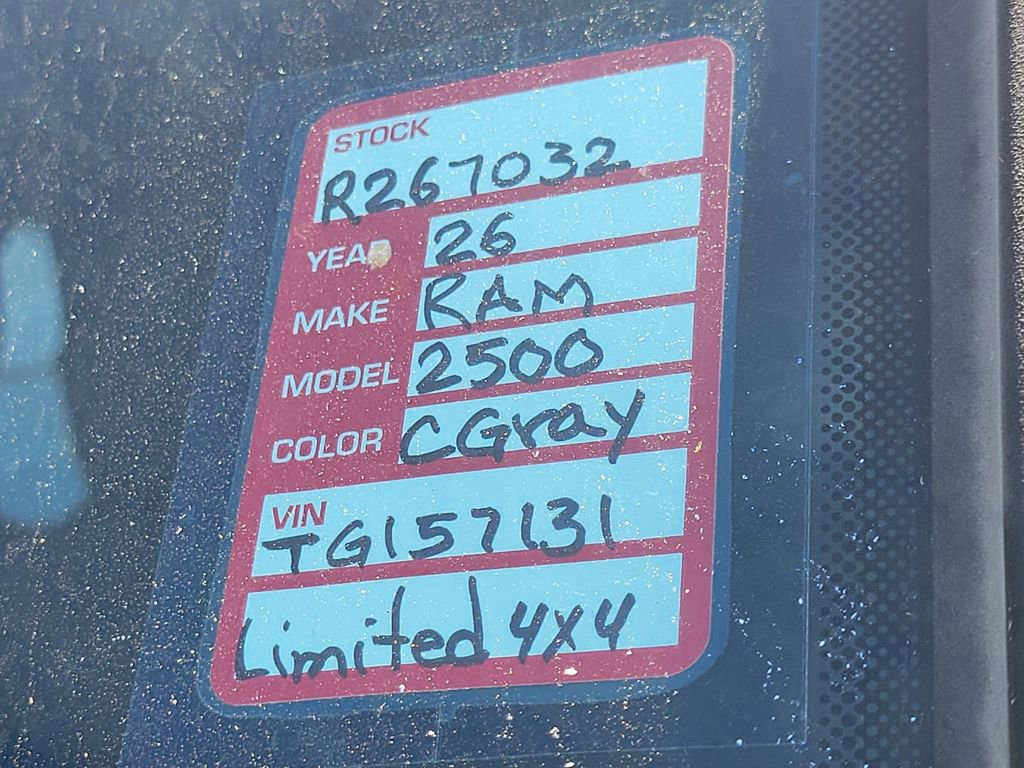 New 2026 RAM 2500 Limited AWD/4WD image 25