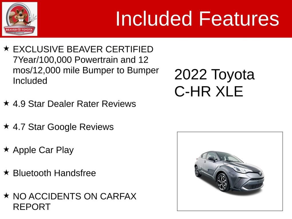 Used 2022 Toyota C-HR XLE image 4