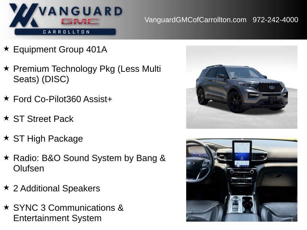 Used 2022 Ford Explorer ST w/ Equipment Group 401A RWD image 6