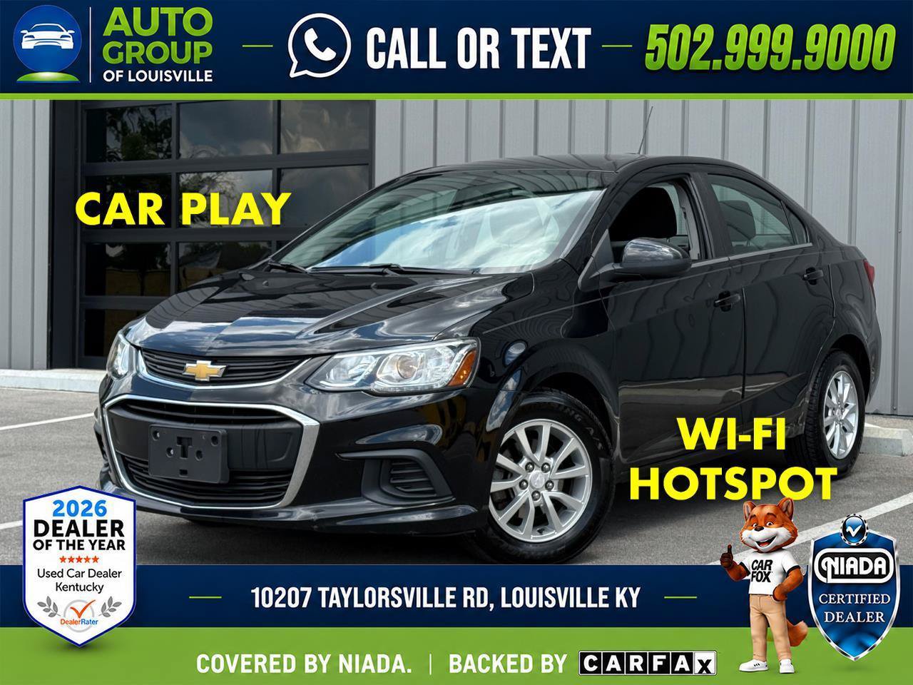 Used 2020 Chevrolet Sonic LT FWD image 1