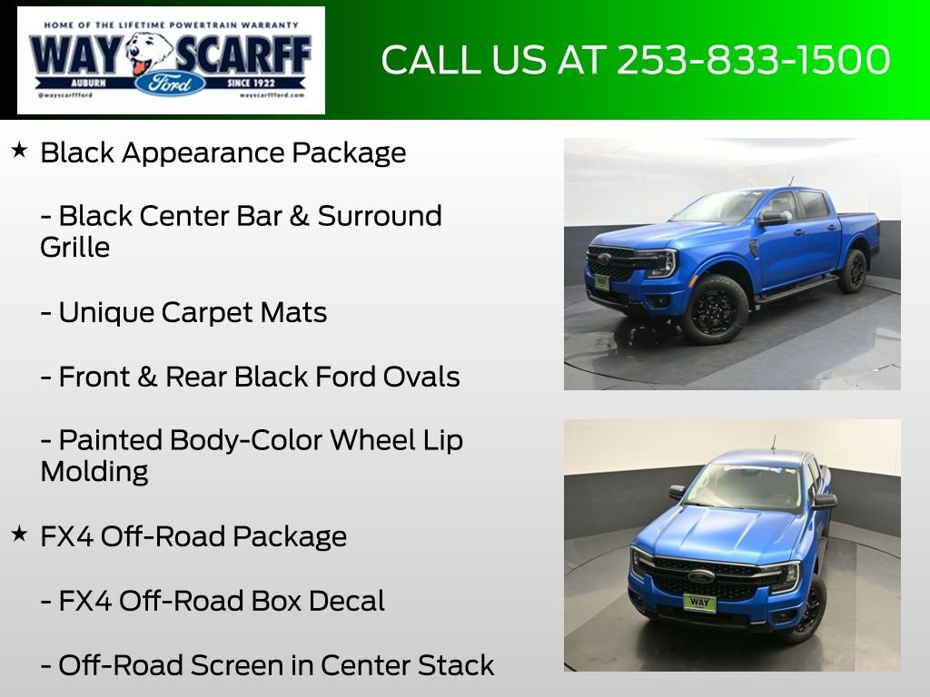 New 2025 Ford Ranger XLT w/ Equipment Group 301A High image 18