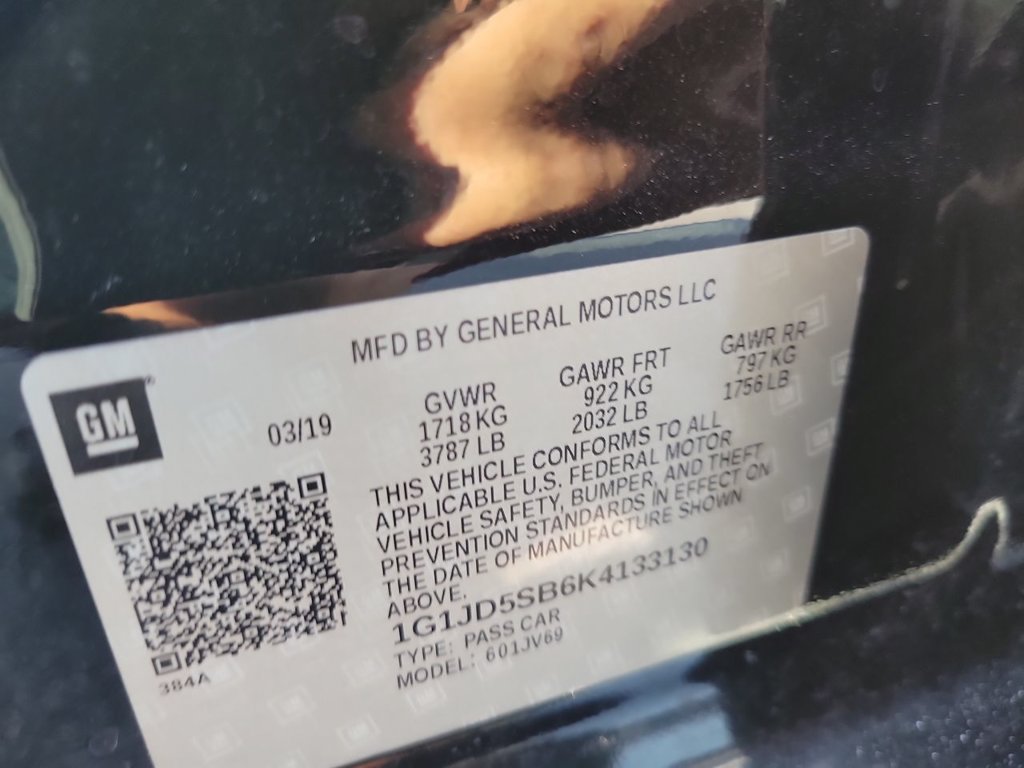 Used 2019 Chevrolet Sonic LT FWD image 32