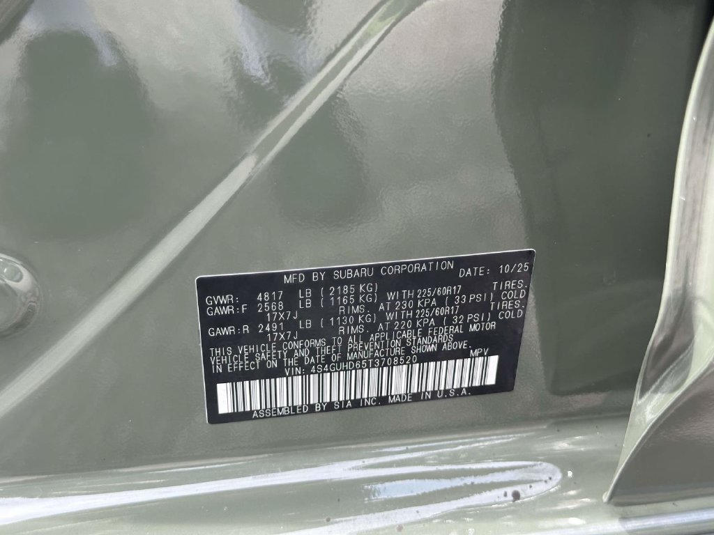 Certified 2026 Subaru Crosstrek 2.5i Premium AWD/4WD image 14