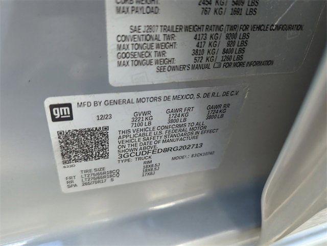 Certified 2024 Chevrolet Silverado 1500 LT Trail Boss w/ Convenience Package II image 34