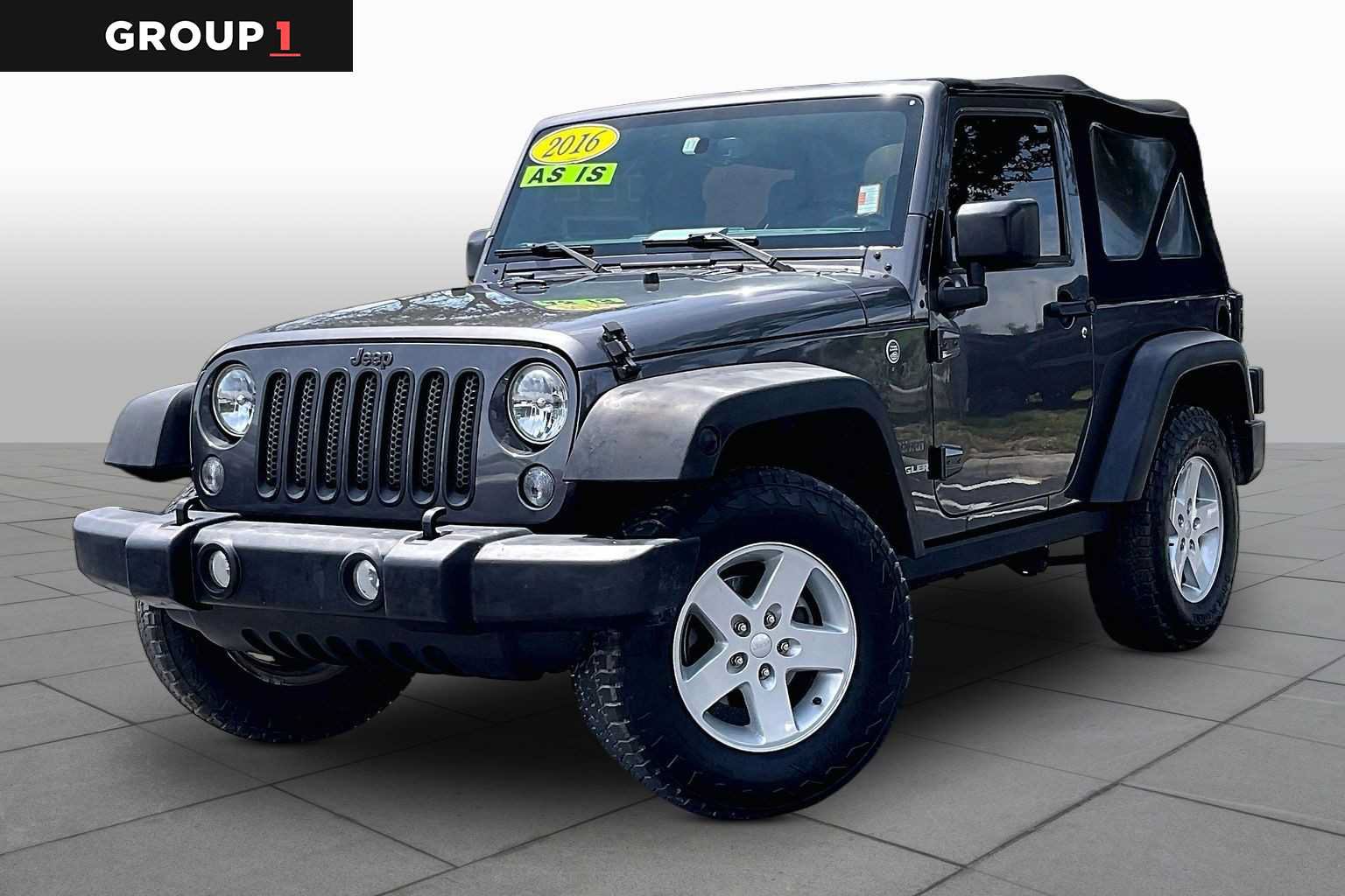 Used 2016 Jeep Wrangler Sport w/ Quick Order Package 24S