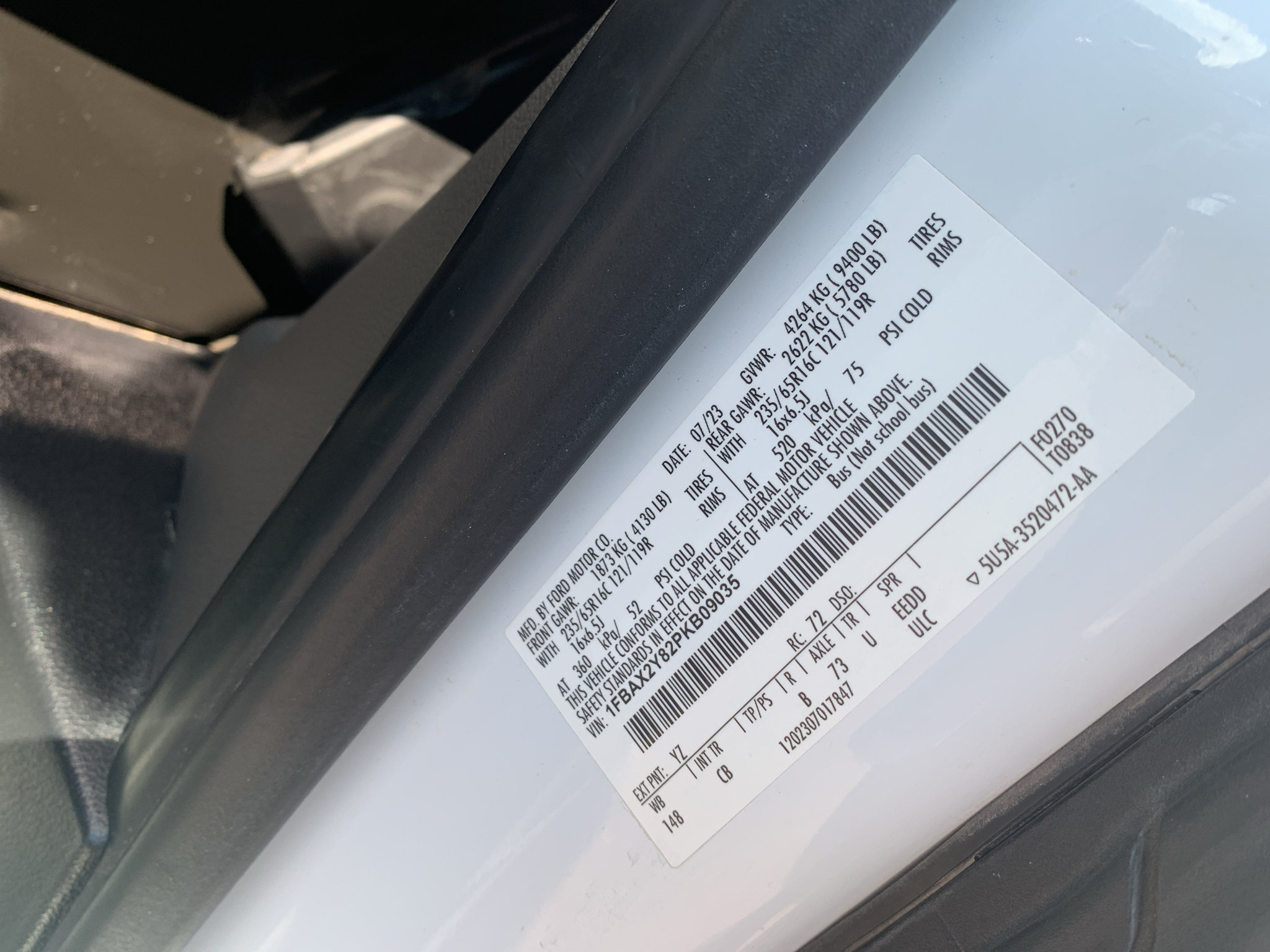 Used 2023 Ford Transit 350 XLT RWD image 11