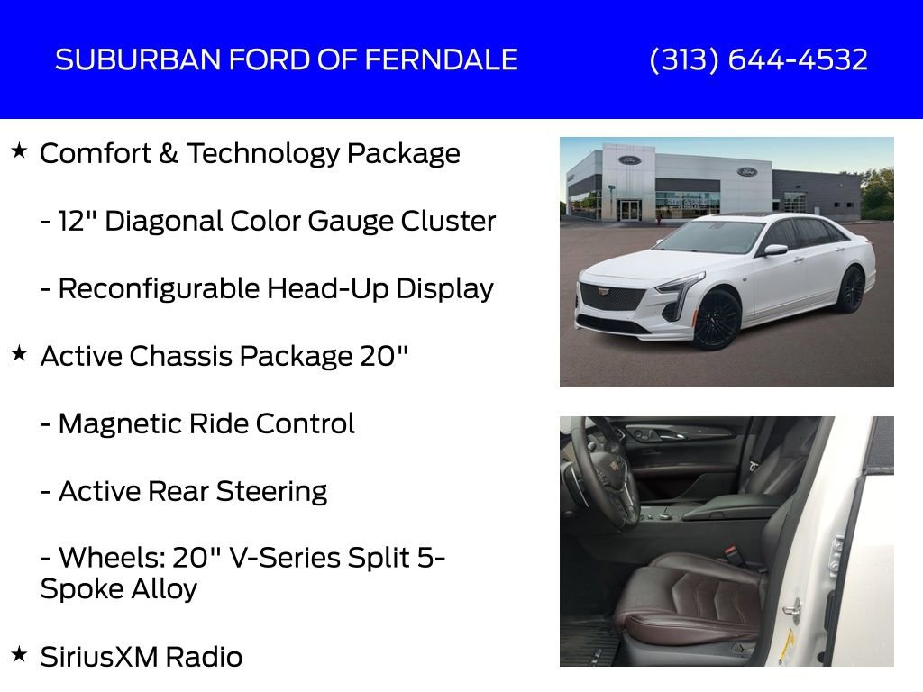 Used 2019 Cadillac CT6 Sport w/ Active Chassis Package 20" image 17