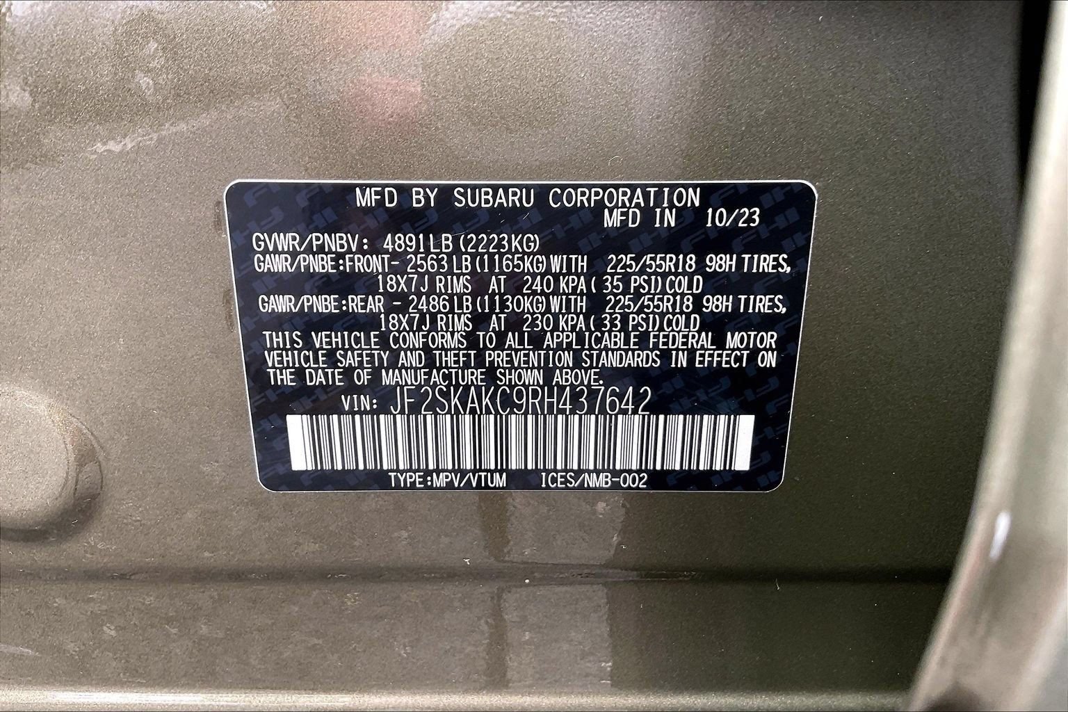 Certified 2024 Subaru Forester Limited AWD/4WD image 33
