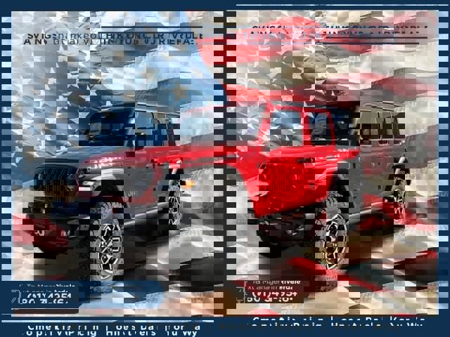 New 2025 Jeep Wrangler Unlimited Rubicon w/ Steel Bumper Group