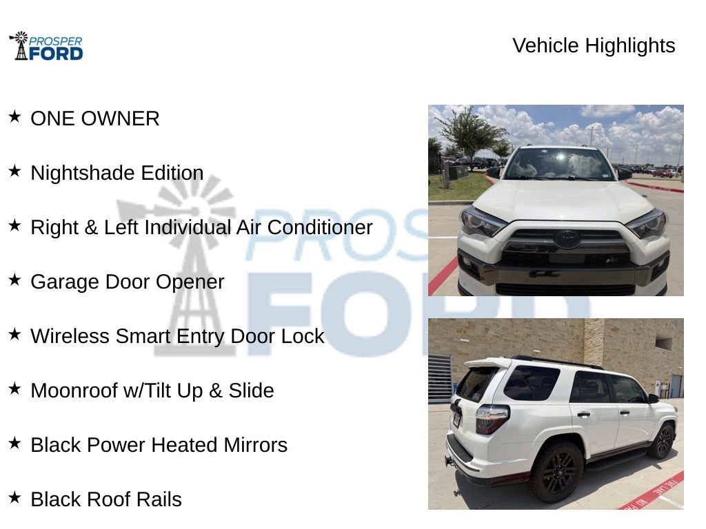 Used 2020 Toyota 4Runner Nightshade RWD image 5