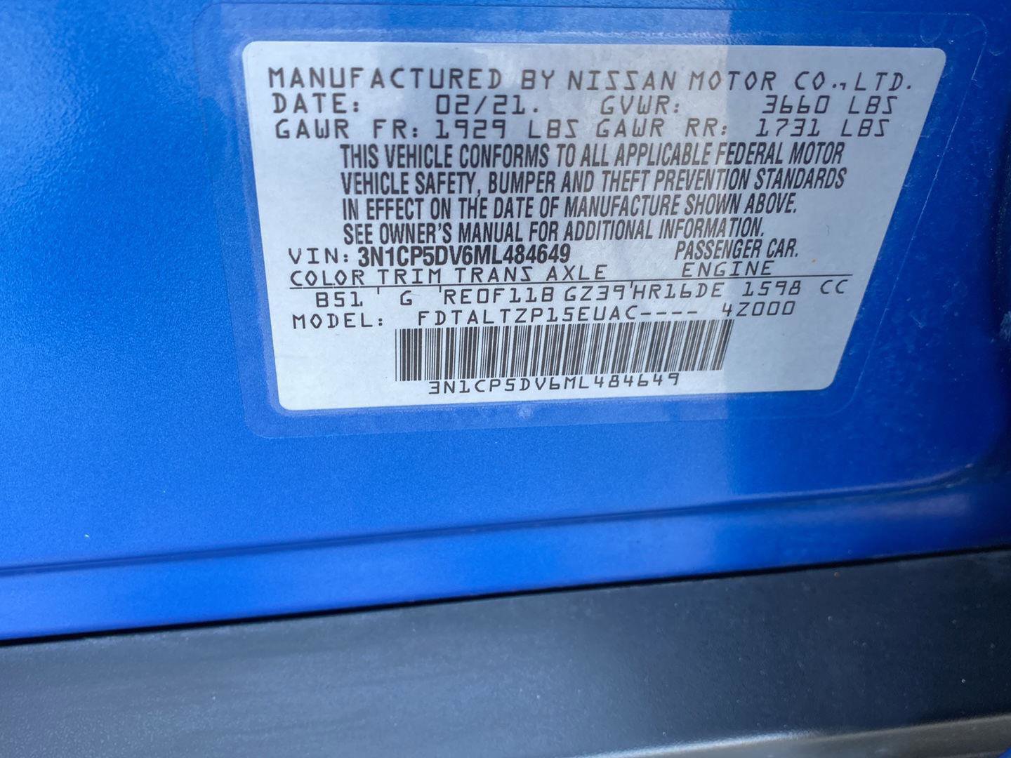 Certified 2021 Nissan Kicks SR image 12