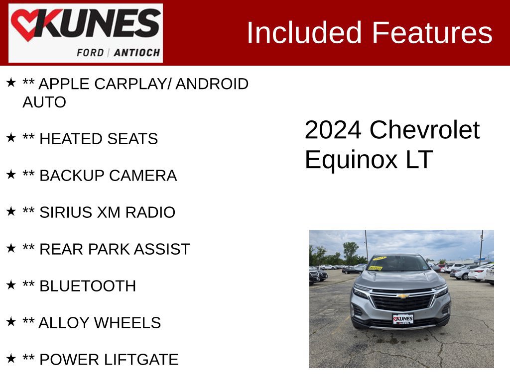 Used 2024 Chevrolet Equinox LT AWD/4WD image 3