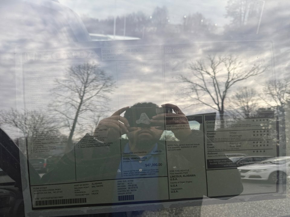 New 2026 Honda Ridgeline RTL image 33