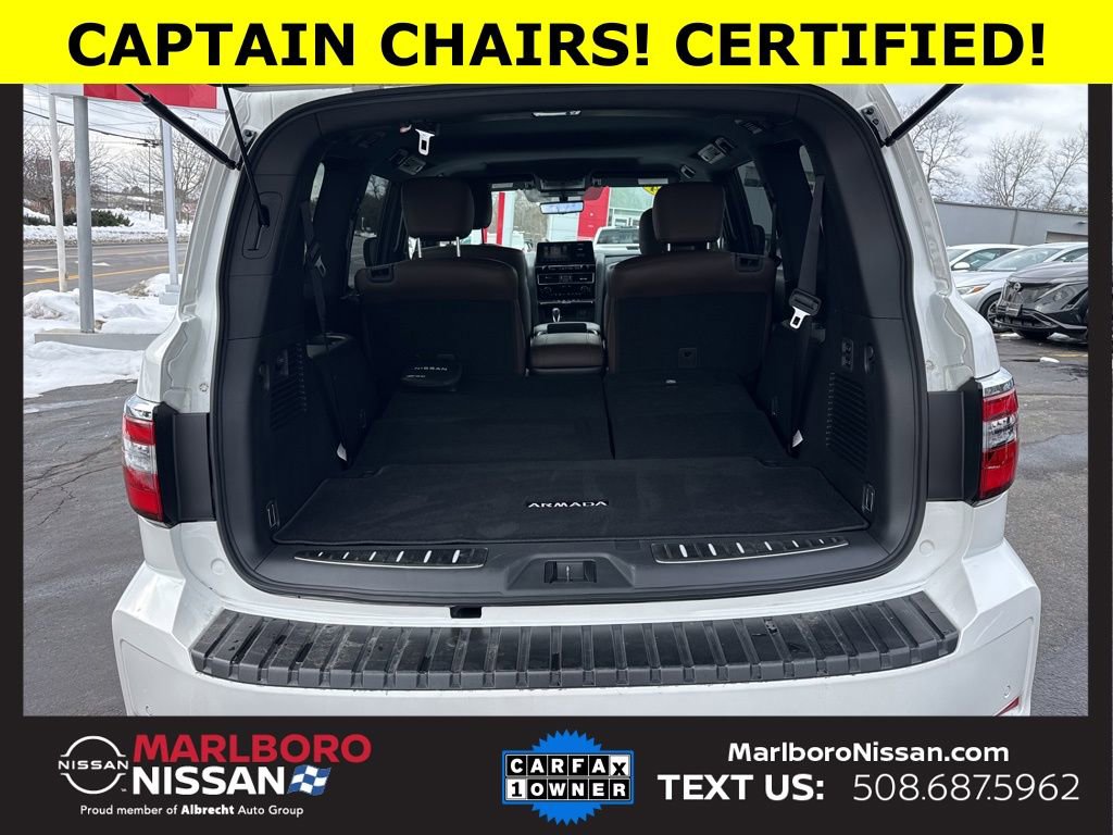 Certified 2024 Nissan Armada Platinum w/ Captain's Chairs Package image 14