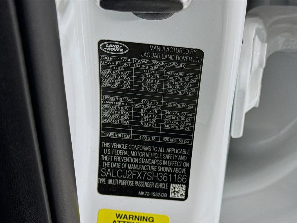 Certified 2025 Land Rover Discovery Sport S AWD/4WD image 36