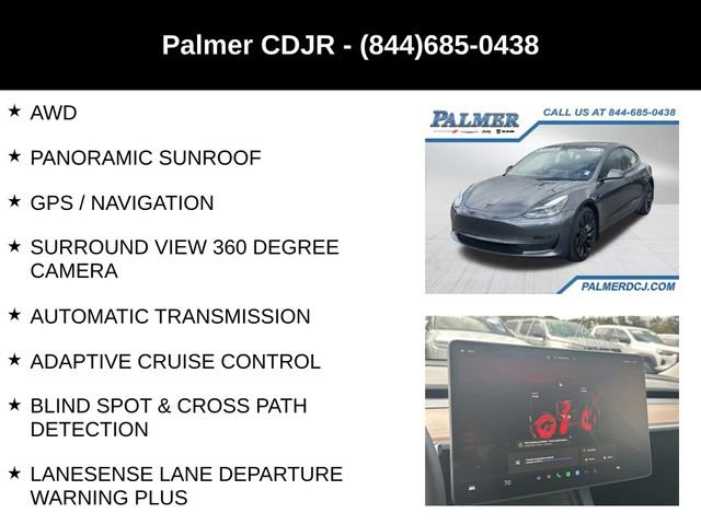 Used 2023 Tesla Model 3 Performance image 6