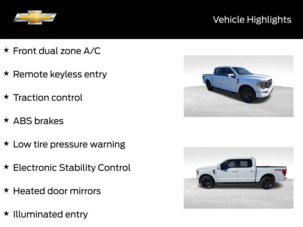 Used 2022 Ford F150 Lariat w/ Equipment Group 502A High image 18