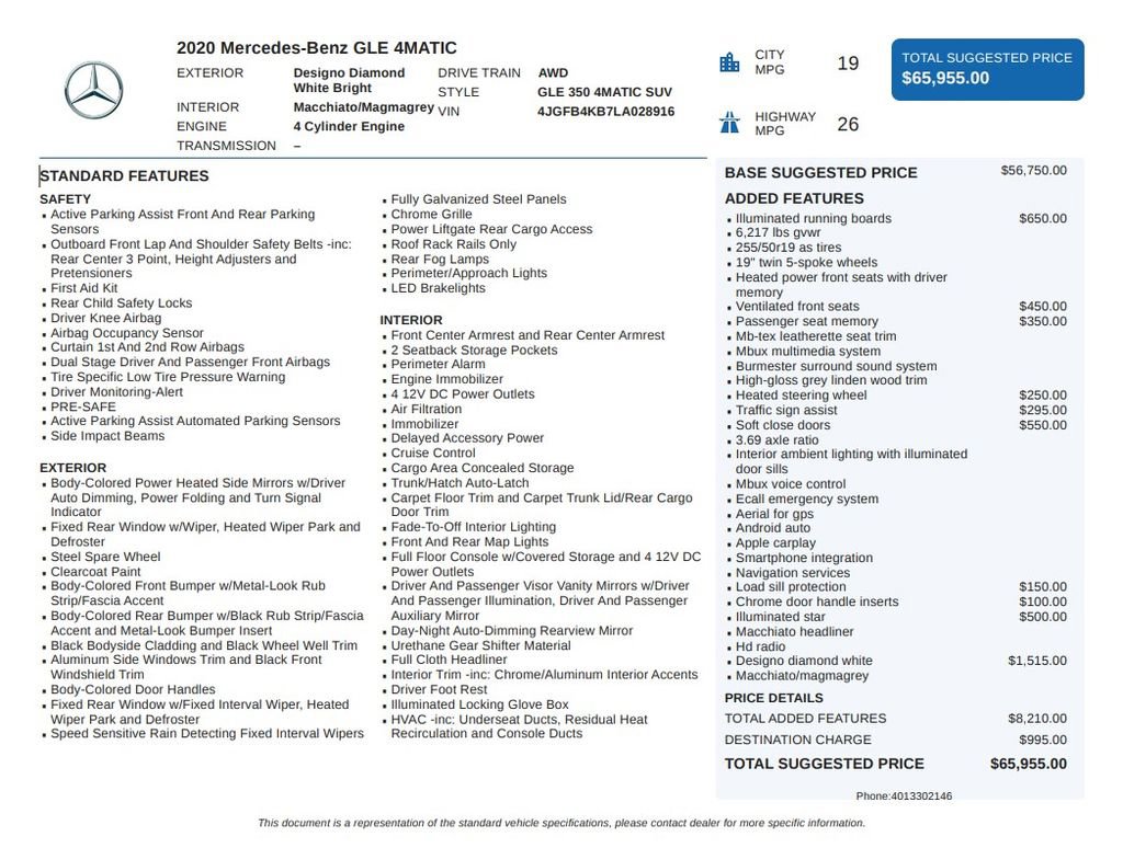 Used 2020 Mercedes-Benz GLE 350 4MATIC image 6