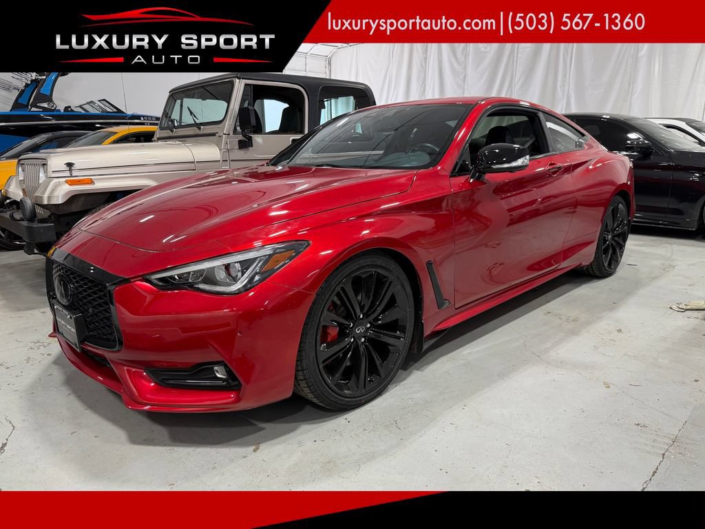 Used 2021 INFINITI Q60 Red Sport 400 w/ Proactive Package RWD image 1