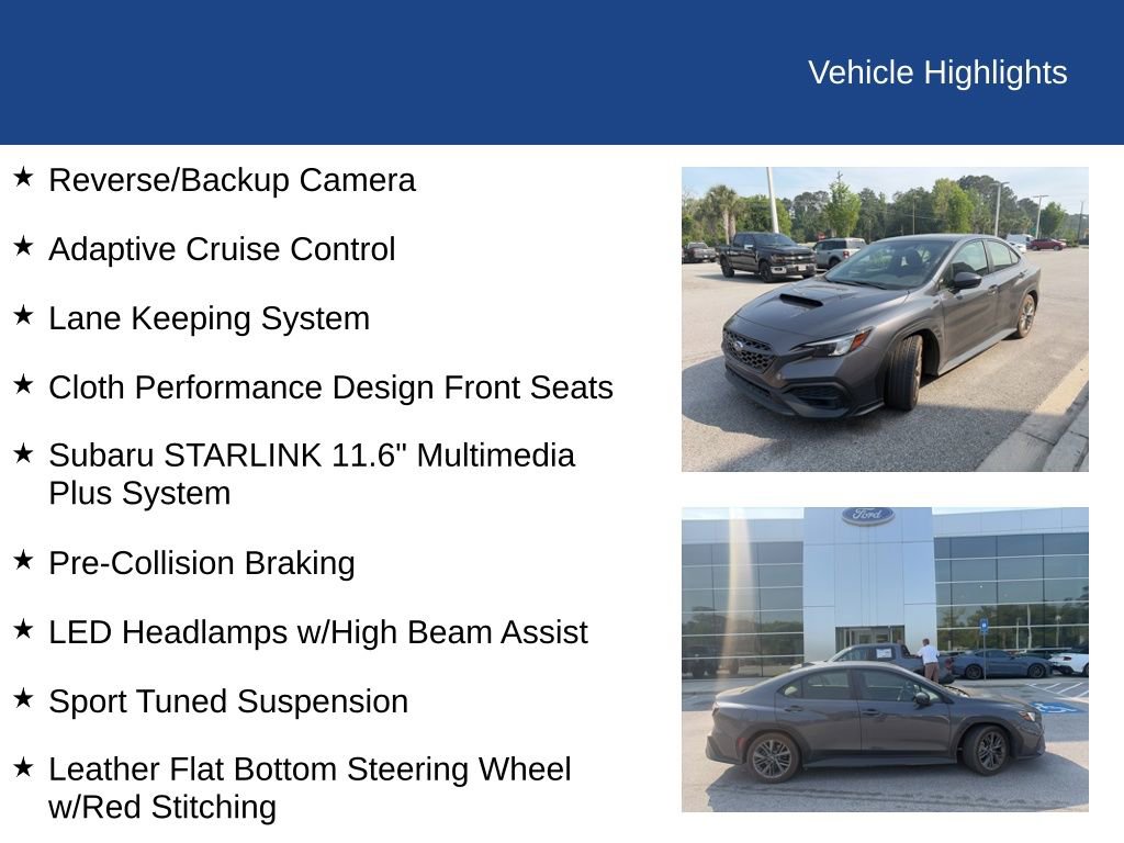 Used 2024 Subaru WRX AWD/4WD image 5