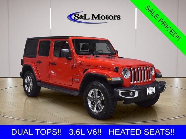 Used 2022 Jeep Wrangler Unlimited Sahara w/ Dual Top Group AWD/4WD image 1