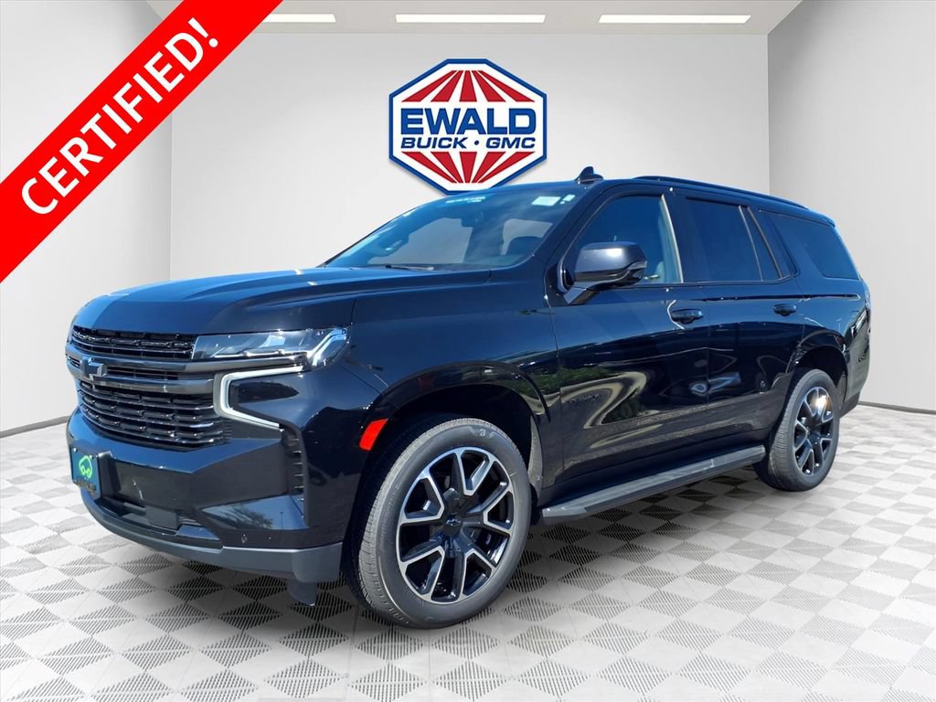 Certified 2021 Chevrolet Tahoe RST w/ Luxury Package AWD/4WD image 1