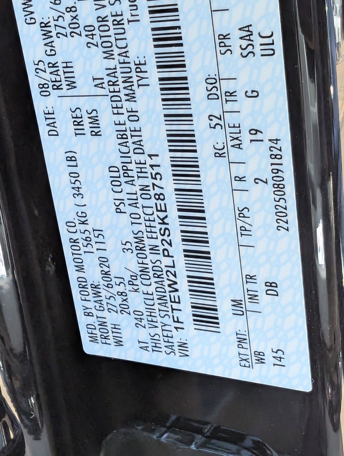 Used 2025 Ford F150 STX w/ Equipment Group 200A image 29