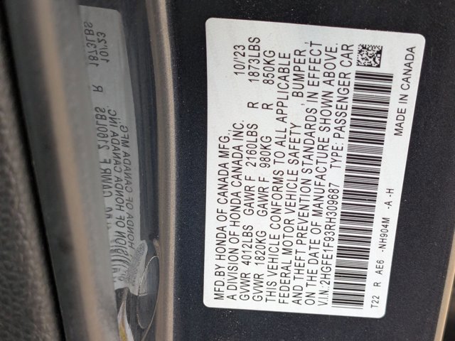 Used 2024 Honda Civic Touring image 15