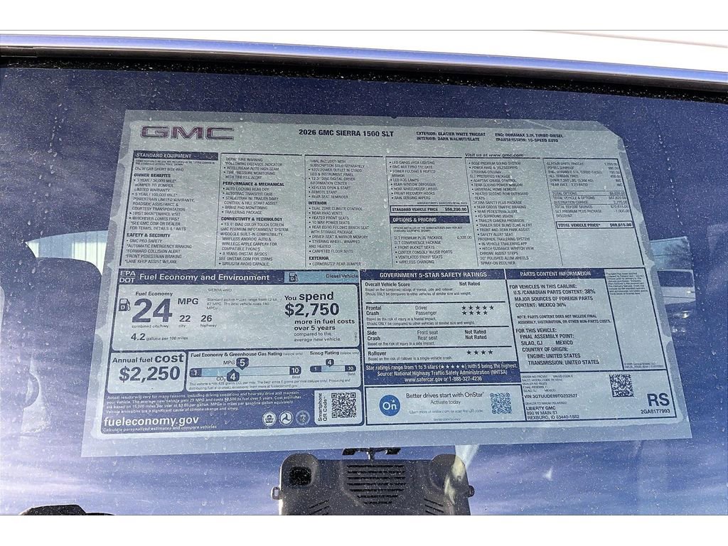 New 2026 GMC Sierra 1500 SLT w/ SLT Premium Plus Package image 13