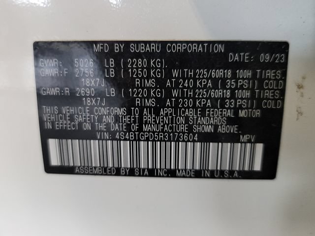 Used 2024 Subaru Outback Touring XT AWD/4WD image 36