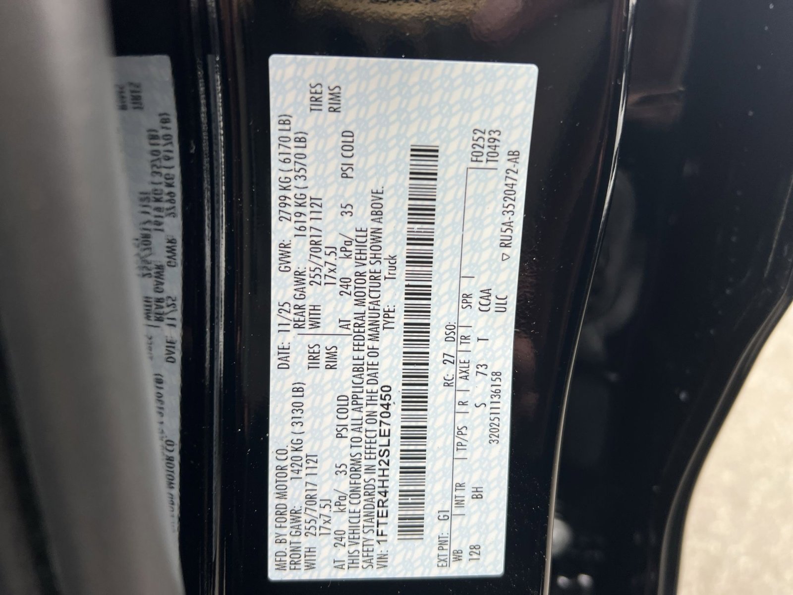 New 2025 Ford Ranger XLT w/ Equipment Group 301A High image 28